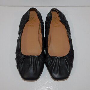 Sam & Libby Womens Casual Britt Ballet Flat Black Sz 9W 9 Wide